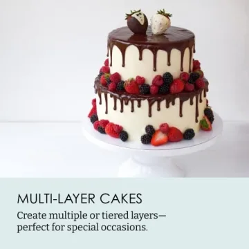 Chicago Metallic Non-Stick Round Cake Pan Set - Durable Bakeware