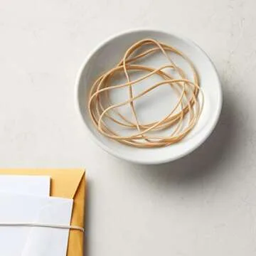 Amazon Basics Rubber Bands, Size 19 (3-1/2 x 1/16 Inch), 1250 Bands/1 lb. Pack, 3-Pack, Tan