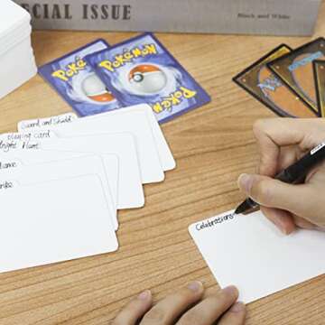 Sturdy Trading Card Dividers - 100 Pack for Organization