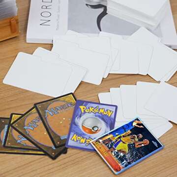 Sturdy Trading Card Dividers - 100 Pack for Organization