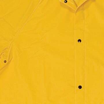 Custom Leathercraft mens Coat,raincoat trenchcoats, Yellow, XX-Large US