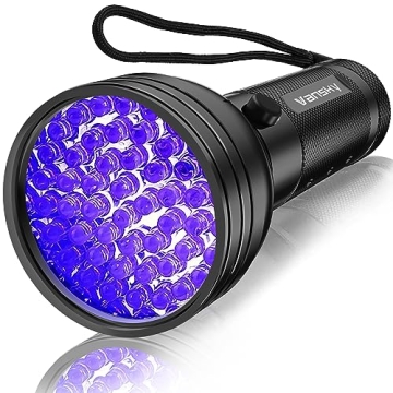 Vansky 51 LED UV Flashlight - Ultimate Pet Urine Detector & More