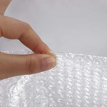 WANGUAGUA Bubble Packing Wrap for Moving Boxes Shipping Cushioning Supplies 1 Roll 12" X 15' Perforated