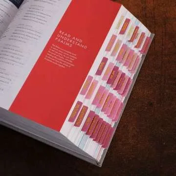 Laminated Bible Tabs - Easy to Apply & Read Tabs