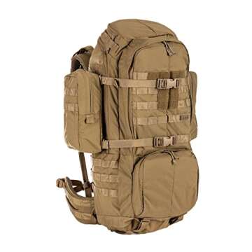 5.11 Tactical Military RUSH100 60L Deployment Backpack - Hydration & Storage Ready