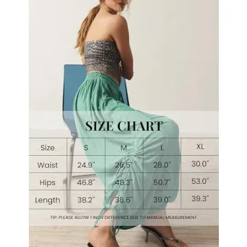 WEQULE Women's Casual Loose Pants High Waist Sweatpants Drawstring Wide Leg Capri Palazzo Pants Jogger Pants (Green-L)