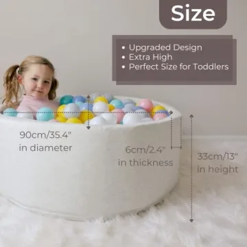 Wonder Space Kids Deluxe Ball Pit for Babies and Toddlers