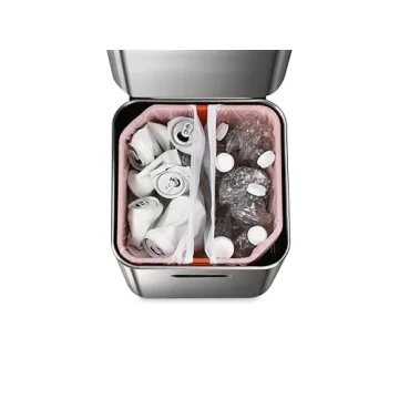 Joseph Joseph Totem Compact 40L Stylish Trash Can with Dual Bins