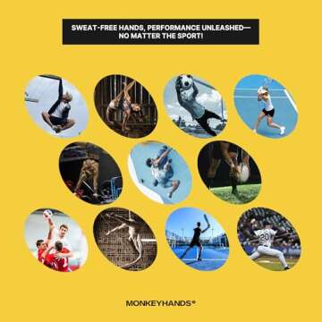 MONKEY HANDS Gel Grip for All Sports - Vegan & Skin Friendly
