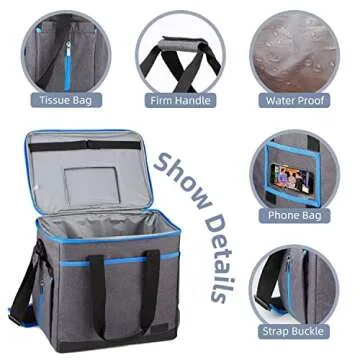 Vuudh Collapsible Cooler Bag for Beach and Travel