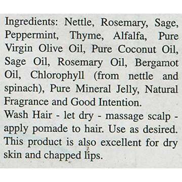 Nature's Blessings Hair Pomade 4 oz.