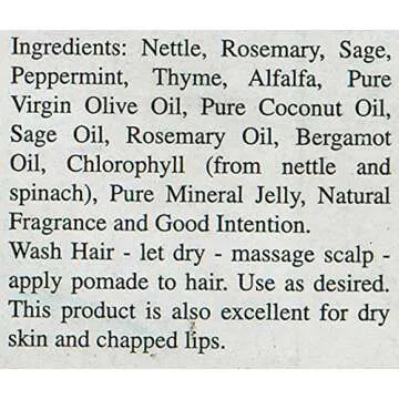 Nature's Blessings Hair Pomade 4 oz.