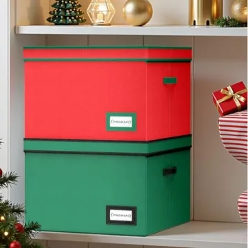 Coonoor Christmas Ornaments Storage Box Organizer Solution