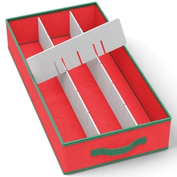 Coonoor Christmas Ornaments Storage Box Organizer Solution