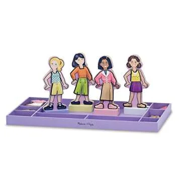Melissa & Doug Best Friends forever Deluxe Magnetic Dress - Up