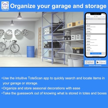 ToteScan QR Labels for Smart Organizing & Moving