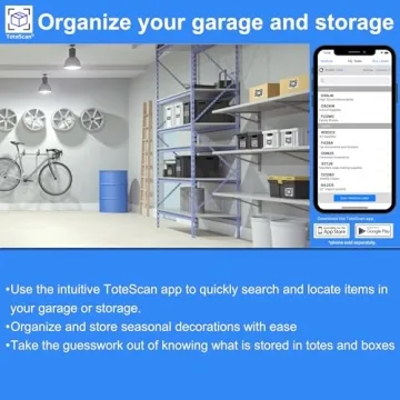 ToteScan QR Labels for Smart Organizing & Moving