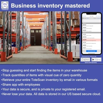 ToteScan QR Labels for Smart Organizing & Moving