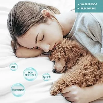 Waterproof Mattress Protector Full Size Soft Breathable Cover