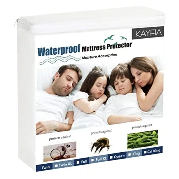 Waterproof Mattress Protector Full Size Soft Breathable Cover