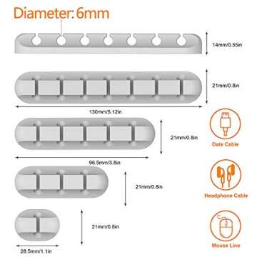 TviewSmart Desk Accessories Organizer - Ditch the Messy Cables