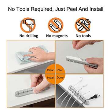 TviewSmart Desk Accessories Organizer - Ditch the Messy Cables