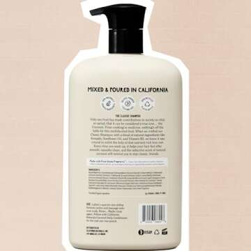 Coconut Shampoo for All Hair Types, Vegan and Natural