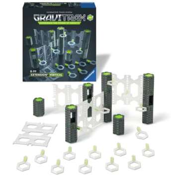 Ravensburger GraviTrax PRO Vertical Expansion Set - Advanced Marble Run STEM Toy | Encourages Experimentation and Creativity | Compatible with All GraviTrax Systems | Gift for Kids Age 8+