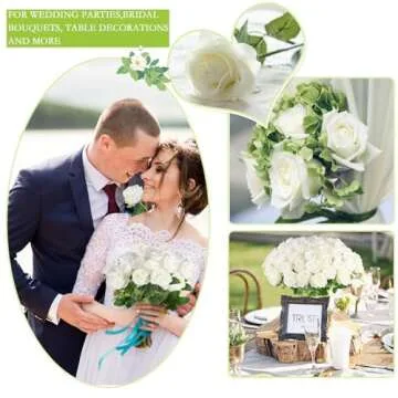 Elegant Hananona Artificial Roses for Weddings and Decor