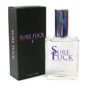 Sure F*ck Cologne Eau De Toilette 2 Oz Spray Attract Women Sexy Stocking Stuffer & Bachelor Party Gi...