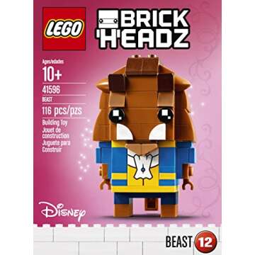 LEGO BrickHeadz Beast 41596 Building Kit - Disney Character
