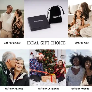 TIKCAUZ Lucky Buddha Necklace Green Jade Pendant Gift