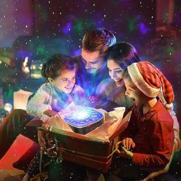 ‎JUZIHAO Star Projector Galaxy Night Light Projector - Kids Light Projector Ceiling Nebula Starry Sky Light Lamp with Remote and Timer, Gift for Baby Adults Bedroom, Gaming Room, Home and Party