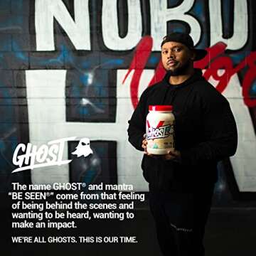 GHOST Whey Protein Powder with Marshmallow Cereal Milk Flavor