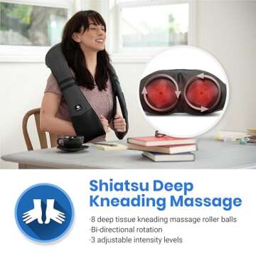Etekcity Cordless Neck Massager with Heat Benefits