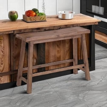 Boraam Sonoma Saddle Bench - Stylish Seating Solution