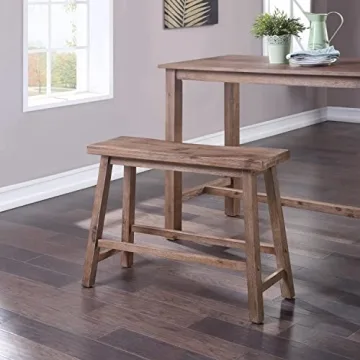 Boraam Sonoma Saddle Bench - Stylish Seating Solution