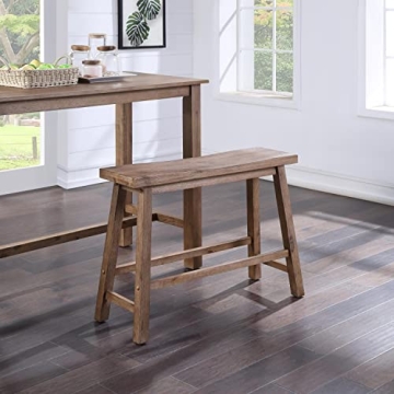 Boraam Sonoma Saddle Bench - Stylish Seating Solution