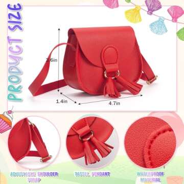 LJCTULY Girls Purse - Stylish Crossbody Bag for Toddlers