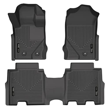 Husky Liners Weatherbeater Floor Mats for Ford Bronco 4-Door | 3-pc Black, Perfect Fit