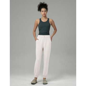 Colorfulkoala Women's Soft Modal Joggers in Pink Sude