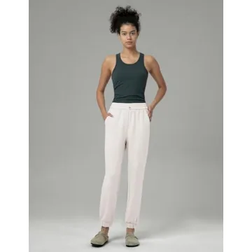 Colorfulkoala Women's Soft Modal Joggers in Pink Sude