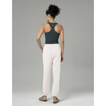 Colorfulkoala Women's Soft Modal Joggers in Pink Sude