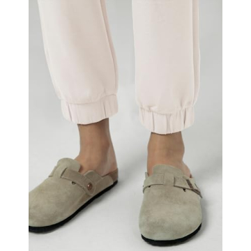 Colorfulkoala Women's Soft Modal Joggers in Pink Sude