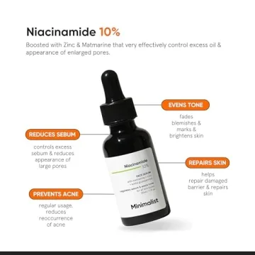 Minimalist 10% Niacinamide Face Serum for Acne & Oil Control
