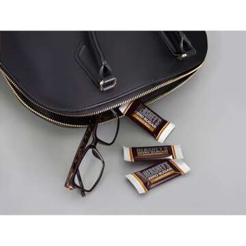 HERSHEY'S Zero Sugar Caramel Filled Chocolate Candy Bags, 3 oz (12 Count)