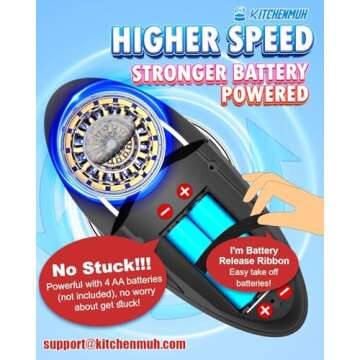 One Touch Electric Can Opener for Everyone - Safe & Easy