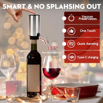 Electric Wine Aerator Pourer Instant Wine Oxidation