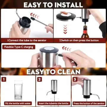 Electric Wine Aerator Pourer Instant Wine Oxidation