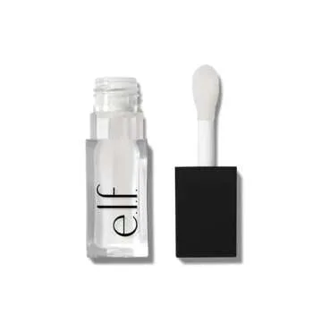 DCV Crystal Clear ELF Glow Reviver Lip Oil - Nourishing Tinted Lip Oil for High-Shine Finish